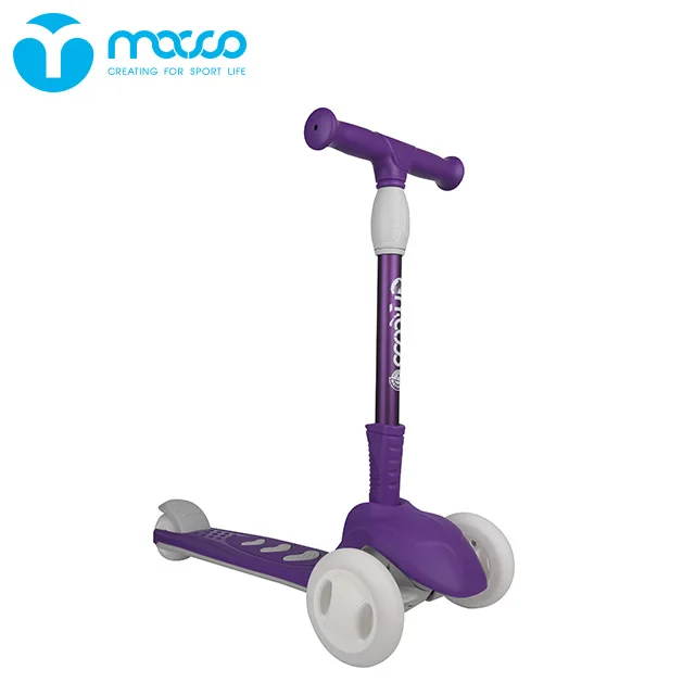 Высококачественный детский скутер экологически чистый нетоксичный трехколесный скутер-мороженое фиолетовый