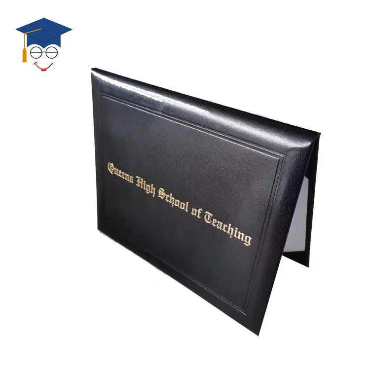 New Custom Certificate Holder Degree Folder Diploma Cover