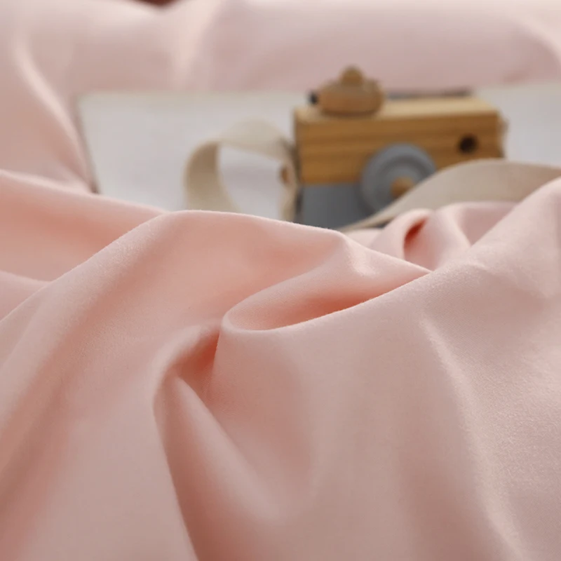 New Arrival Garterized 100% Cotton Washed Cotton Bedding Sheet Set