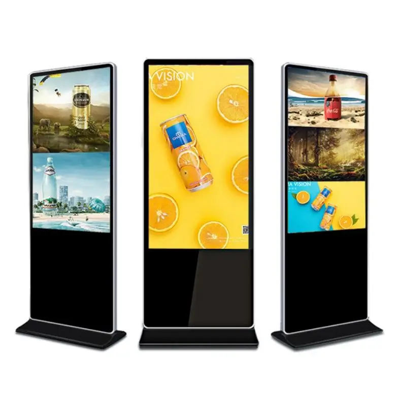 Irisi Advertising Display Electronic Advertising Playing Equipment Marketing Digital Signage Modern Indoor Kiosk Touch Screen
