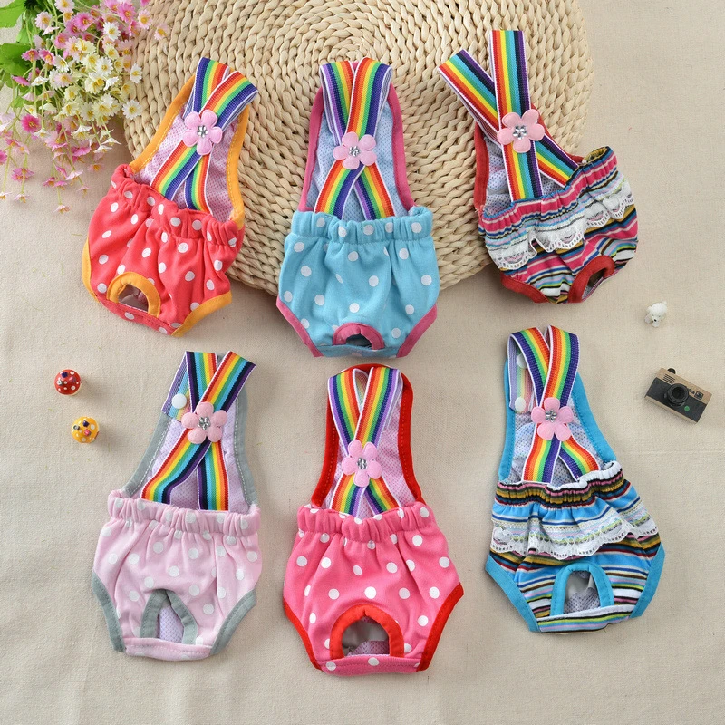 Pet Panties Dog Diapers Physiological Clothing Dog Physiological Pants Overalls Sanitary Pants For Dogs