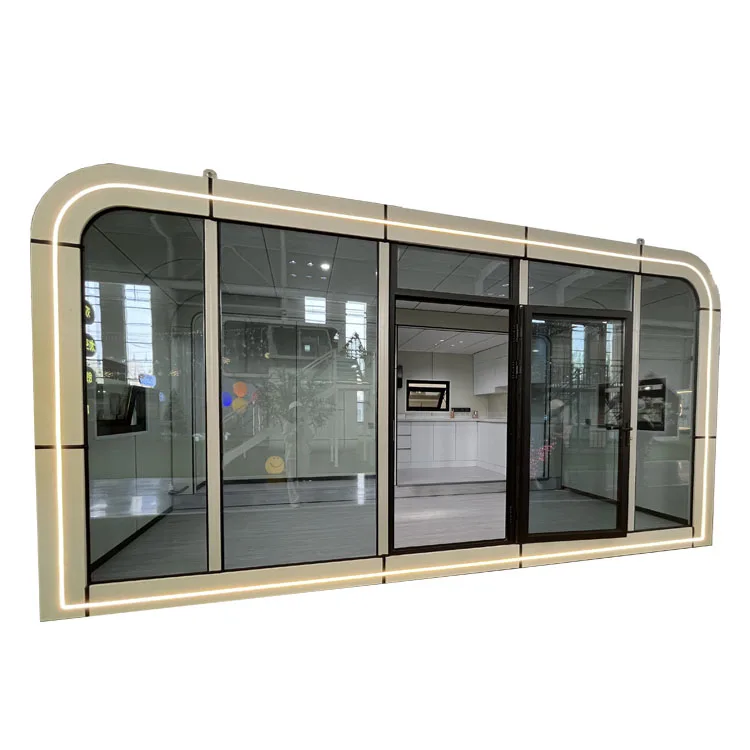 20/40ft Prefab Apple Cabin Container Houses for Garden Pod Space Living and Working Modules