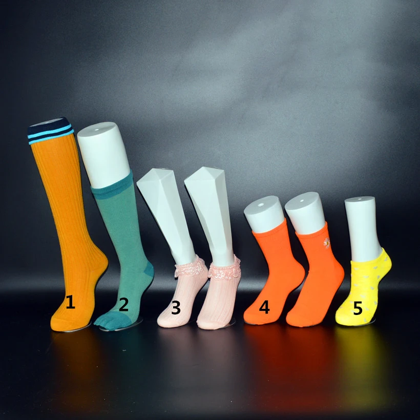 High Heel Foot Mannequin Plastic Female Foot Mannequin Display Shoes Football Training Foot Mannequin for Socks