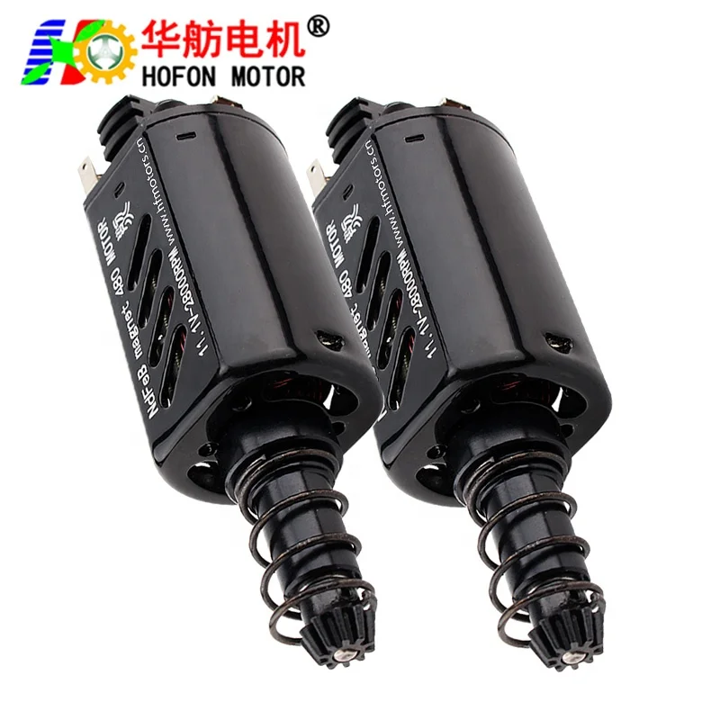 Hofon HF480WHM-7519G Long shaft High Speed 11.1V 28000RPM DC Carbon brush Motor for AEG Gel Blaster Toy Gun