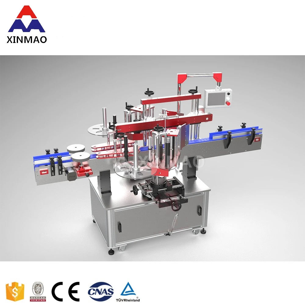 Fully Automatic Wine Beer Can Bottle Labeler / Labeling Machine / Label Applicator For Round Bottle