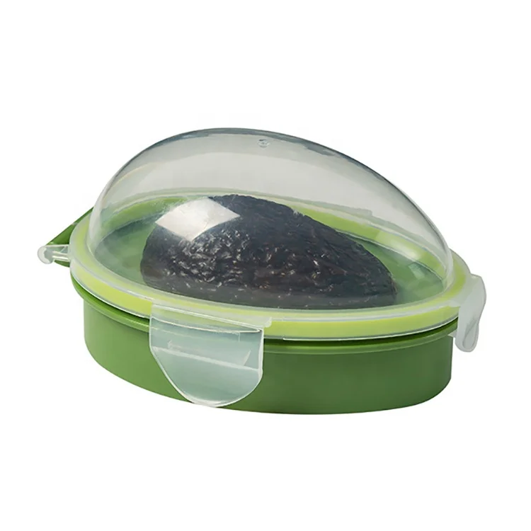 Avocado storage box Fruits Vegetable Fresh Saver Box Food Crisper Jar Mini Cans Portable Snack Storage Seal Case
