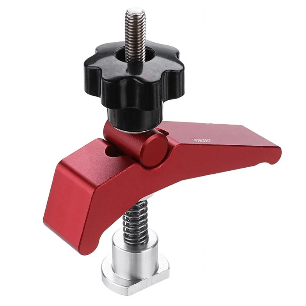 New Quick Acting Hold Down Set T-Slot Clamp T-Track Woodworking For Wood