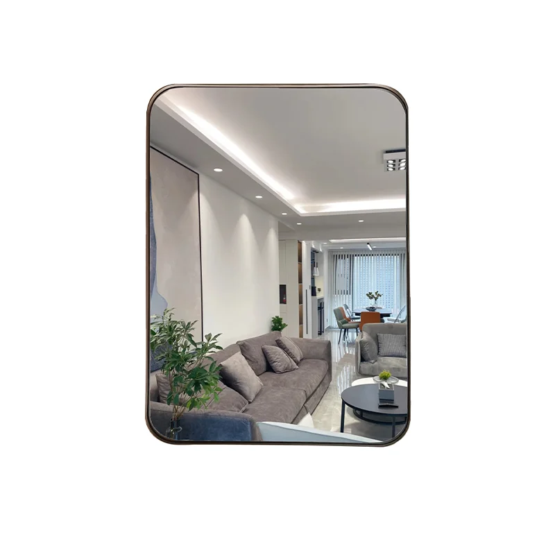 custom herschel luxury large big gold metal dressing bathroom full length long home decor inset wall mirror miroir spiegel