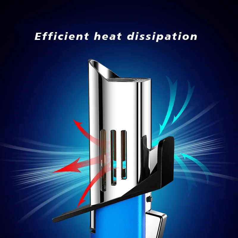 Customized Logo Vintage Design Innovative Multi-Purpose Outdoor Survival Cigar Torch Lighter Refillable Metal Candle BBQ