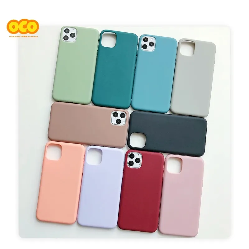 
OcoDropship High Quality TPU Case Back Cover Protective TPU Phone Case For Iphone 11 12 Pro Max Mini 