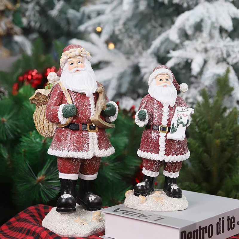 Redecco Popular Poly resin Santa Claus Santa Claus Costume Mascot Santa Clause For Sale
