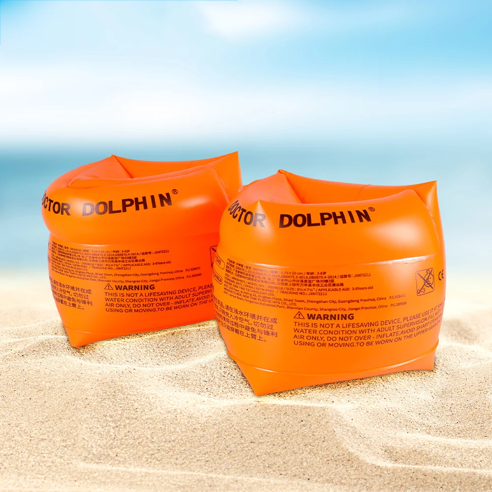 Factory Custom KC certification Kids Inflatable Swimming Arm Ring Circle Arm Band Sleeve Inflatable Pool Float Arm Ring For Kids