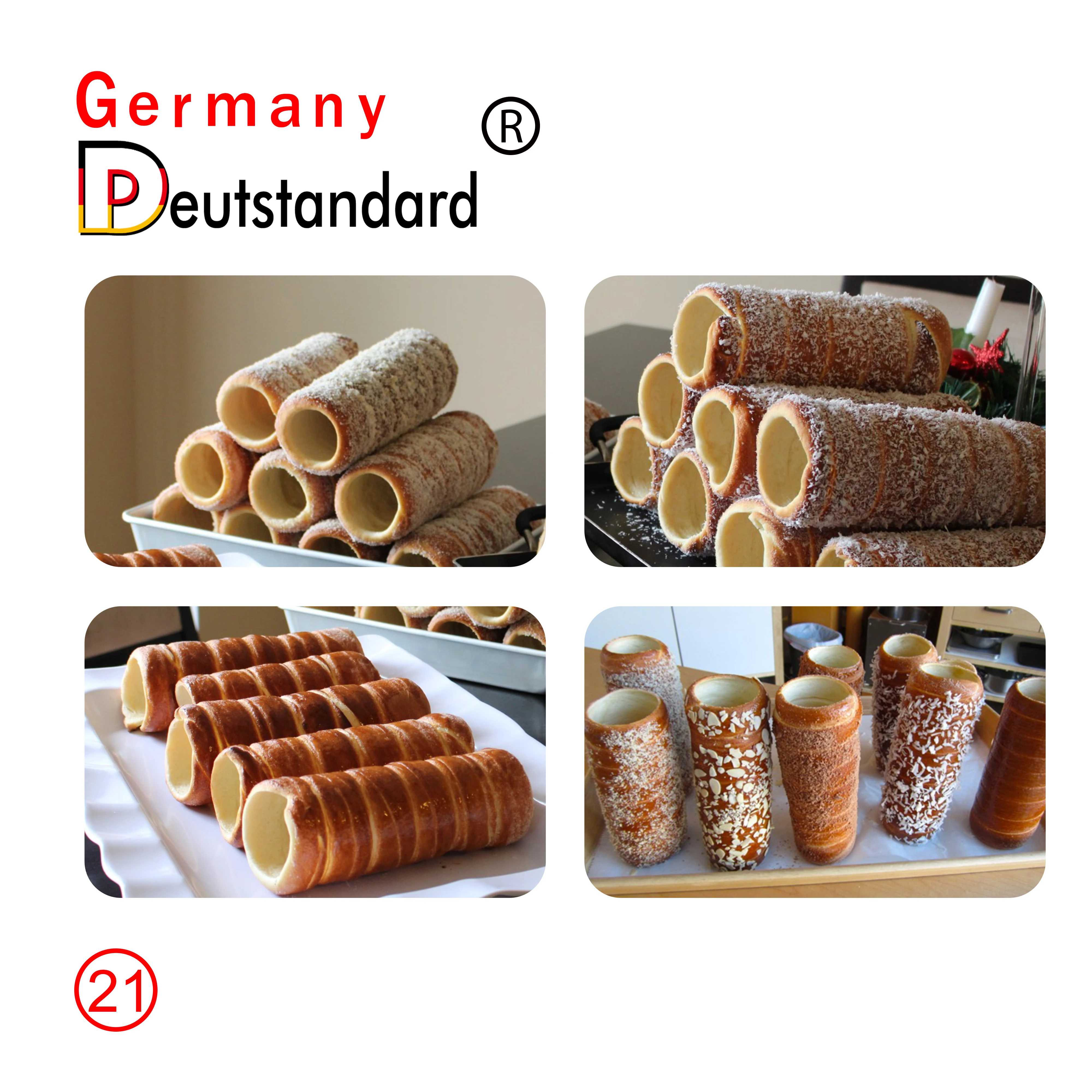 Ice cream cone kurtos kalacs chimney cake oven machine