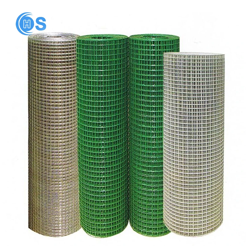8 gauge hot-dip galvanized weld mesh fence gate 5x5 pvc welded iron wire net fencing roll
