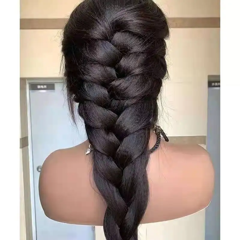 High quality European and American fashion little lace female yaky African black hair headgear