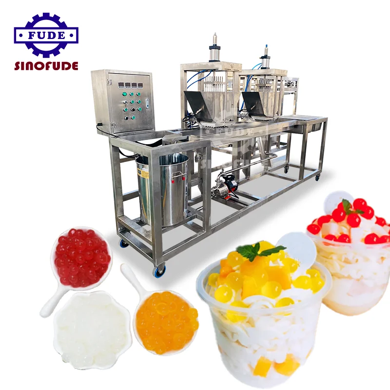Hot Sale easy opreate SUS304 high yiled tapioca pearl depositor machine customized mini popping boba machine