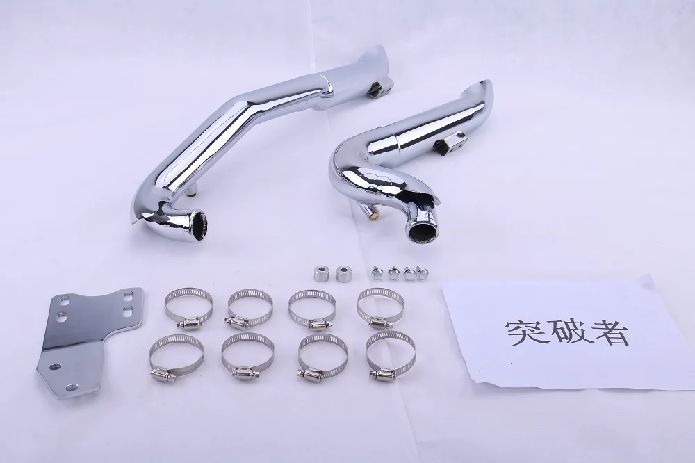 Железная хромированная черная отделка производительность выхлопной трубы система для Harley прорыв