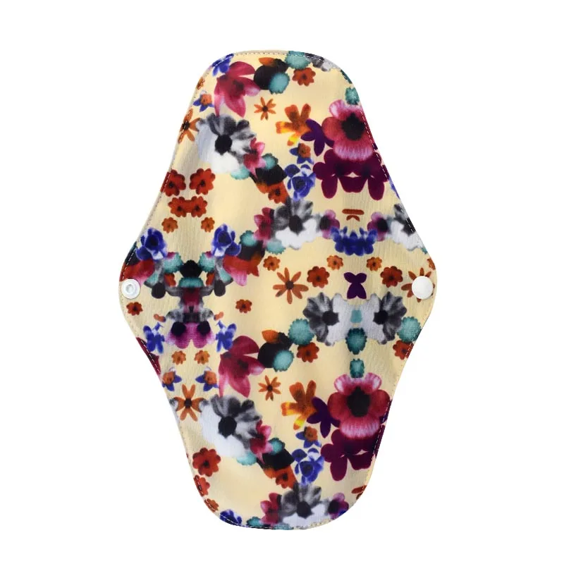 Organic Reusable Cloth Bamboo Sanitary Feminine Washable Menstrual Pads