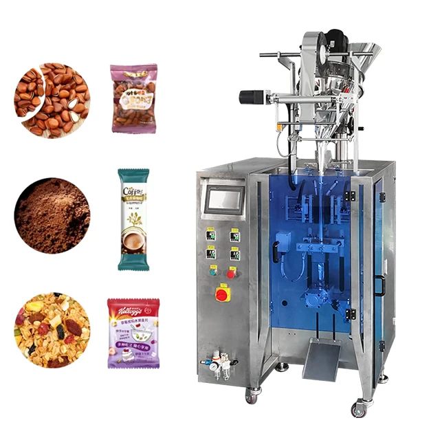 Automatic Coffee Powder Small Sachet Multifunction Packing Seed Sugar Spice Nuts Cereal Pepper Tea Bag Packaging Machine