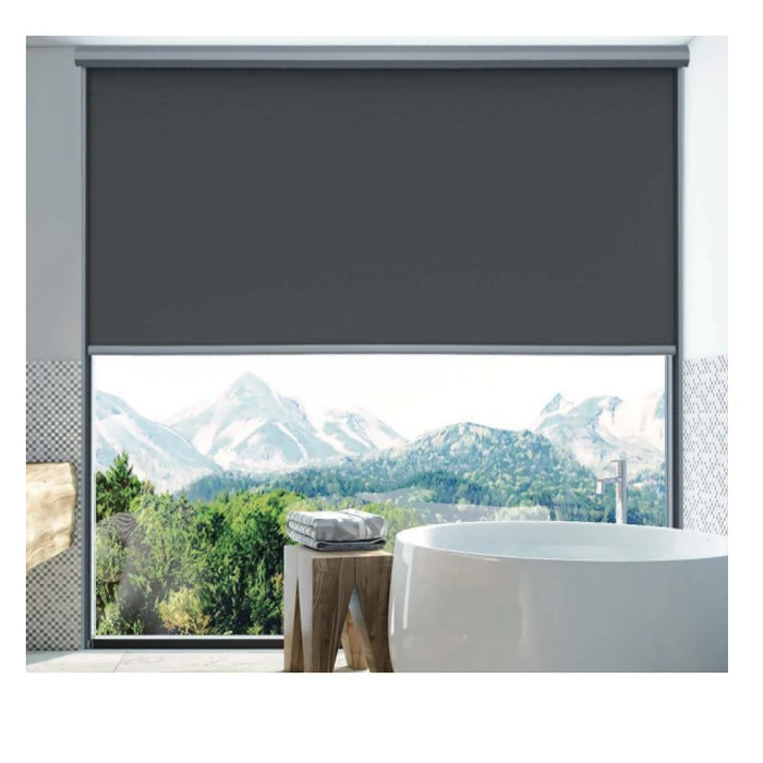 Windproof Custom Motorized Outdoor Patio Smart Blinds Outdoor Zip Track Screen