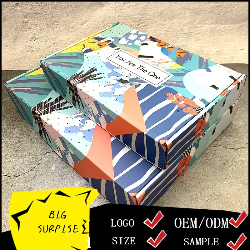 
High Quality Matt Lamination Packaging Apparel Corrugated Paper Display Decorative Books Subscription Shipping Mailer Box 