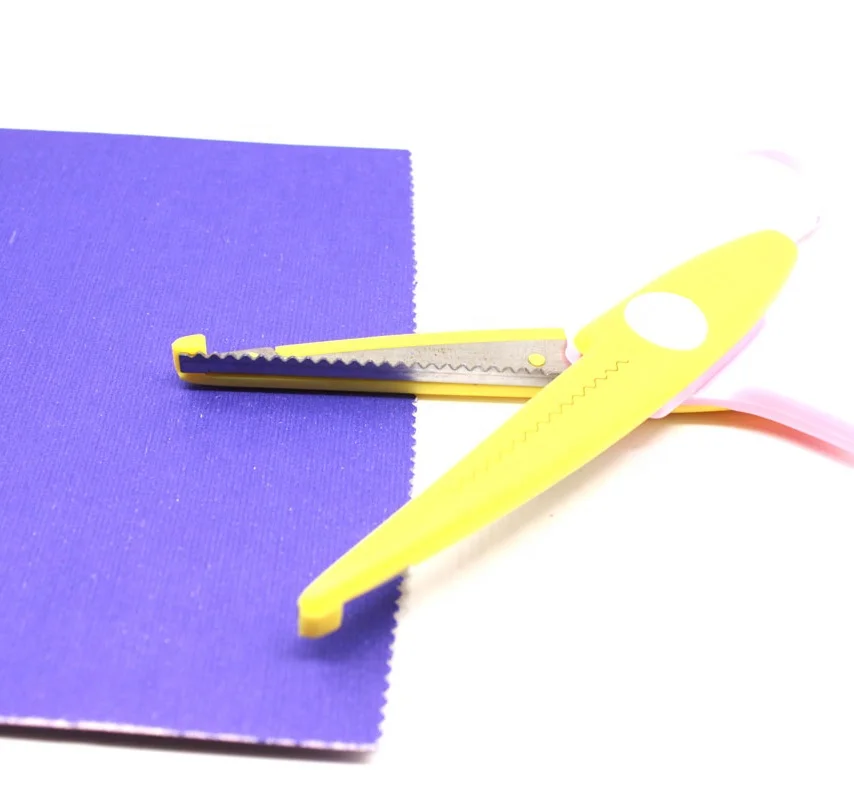 
High quality Paper Edger Pinking Shears Zig Zag Scissors Scrapbooking Decorative Craft Pattern Edged Scissors Paper Trimmer 