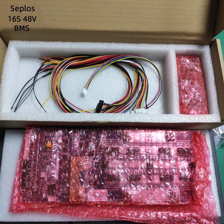 Seplos 48V 50A/100A/150A/200A CAN/RS485 smart Seplos bms Lifepo4 система управления аккумулятором для самостоятельной сборки