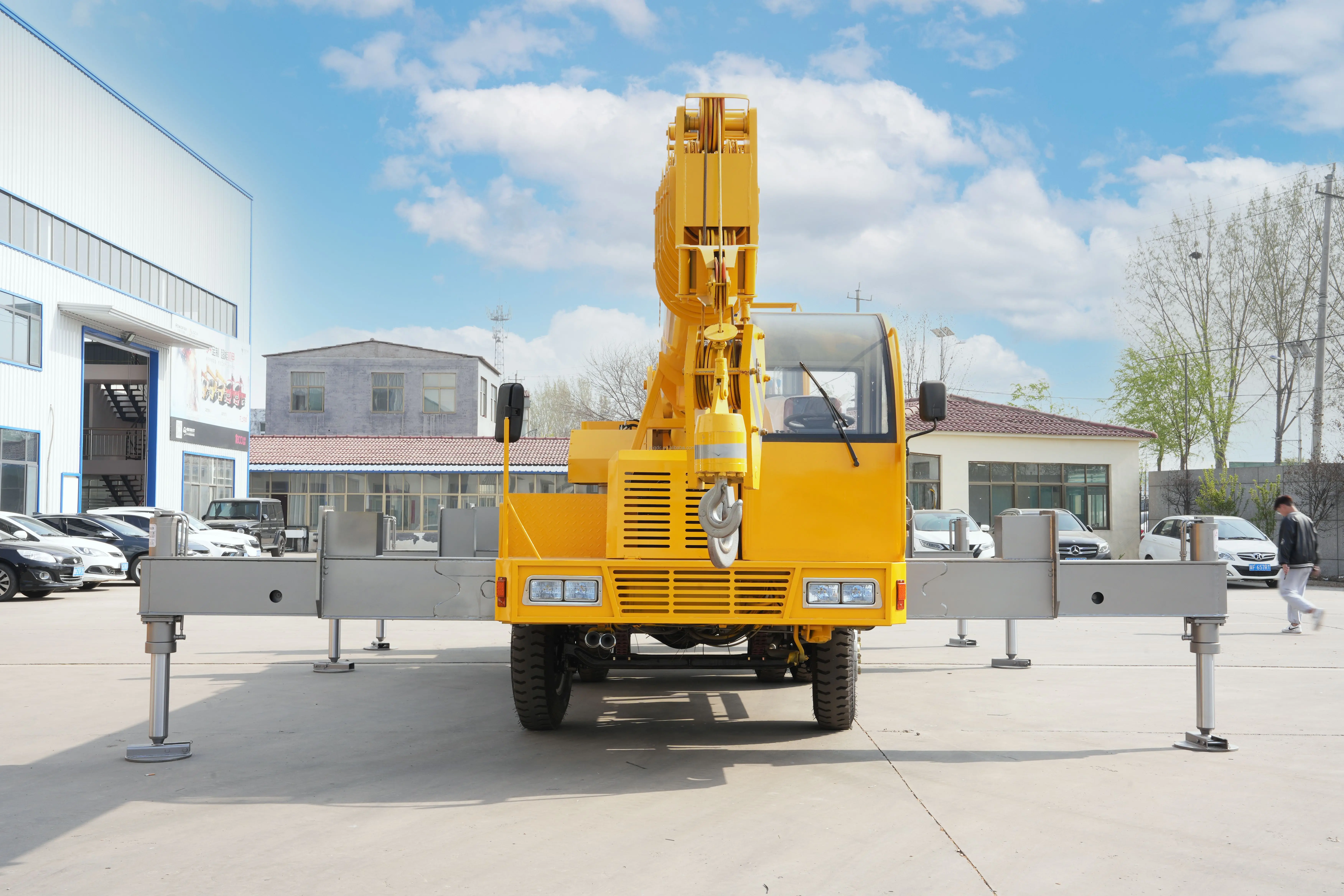 New hot sale construction application telescopic boom crane mobile crane truck 16 tons homemade crane