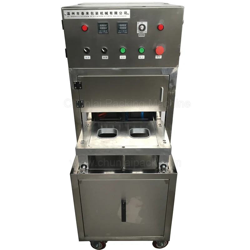 Plastic Tray Alu. Cup  Aluminum Foil Container Sealing Machine