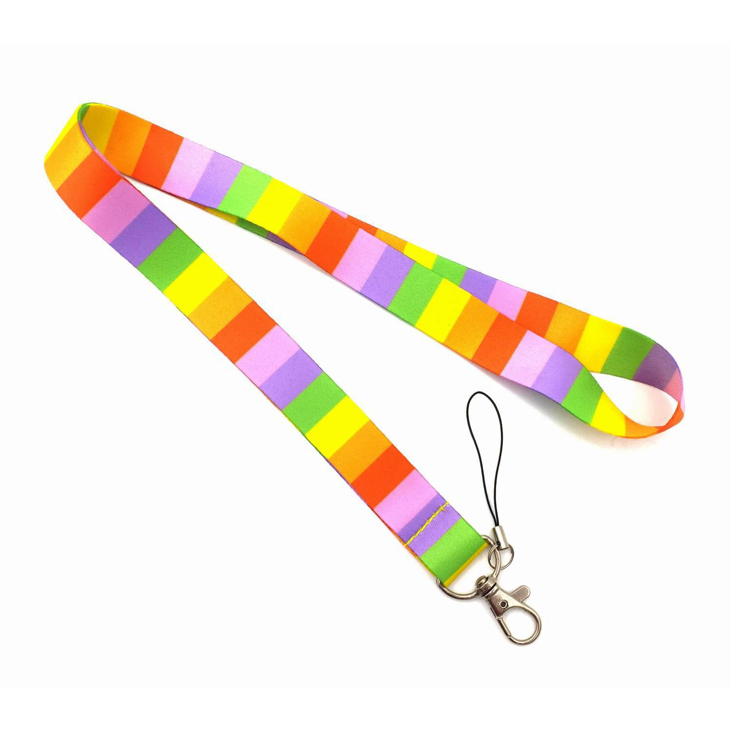 Лидер продаж, держатель для Id-карты, Радужный брелок, шнурок с логотипом на заказ