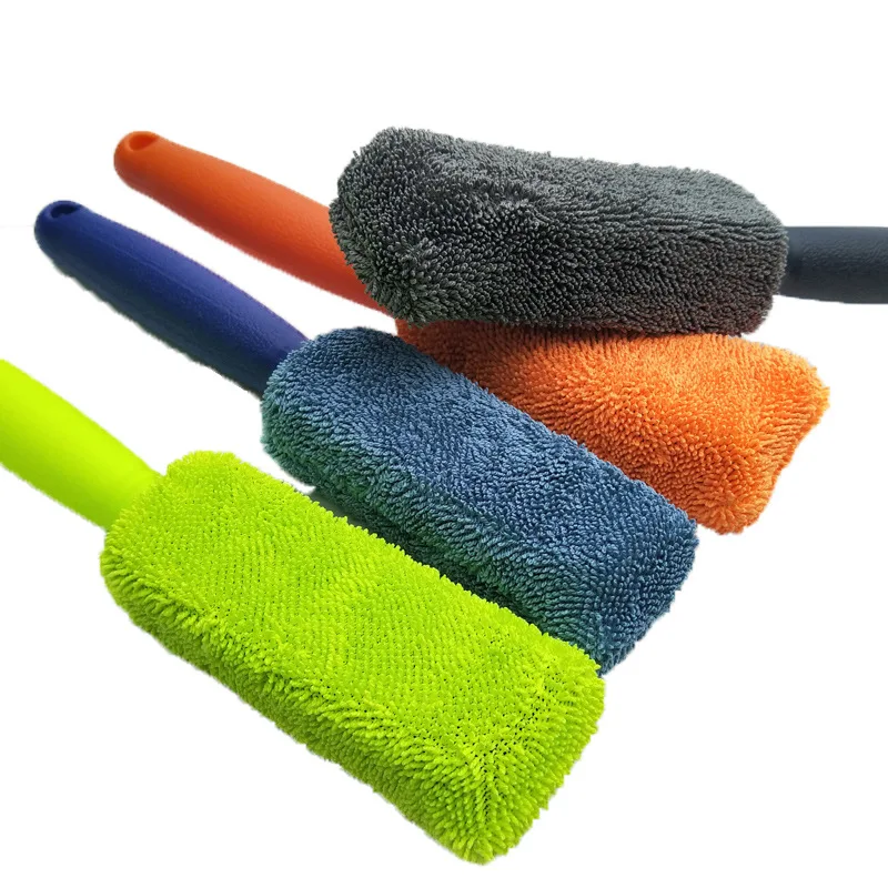 Microfiber Sponge Manual Cleaning Washing Brush for Car Auto Wheel