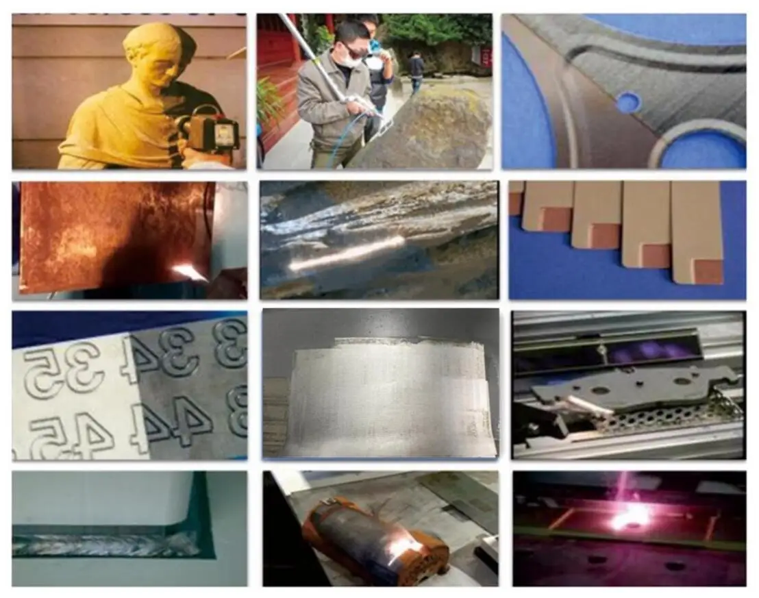 Laser Cleaning Machine for Oil, Grease, Dust, Oxidized Surface Cleaning & Removal