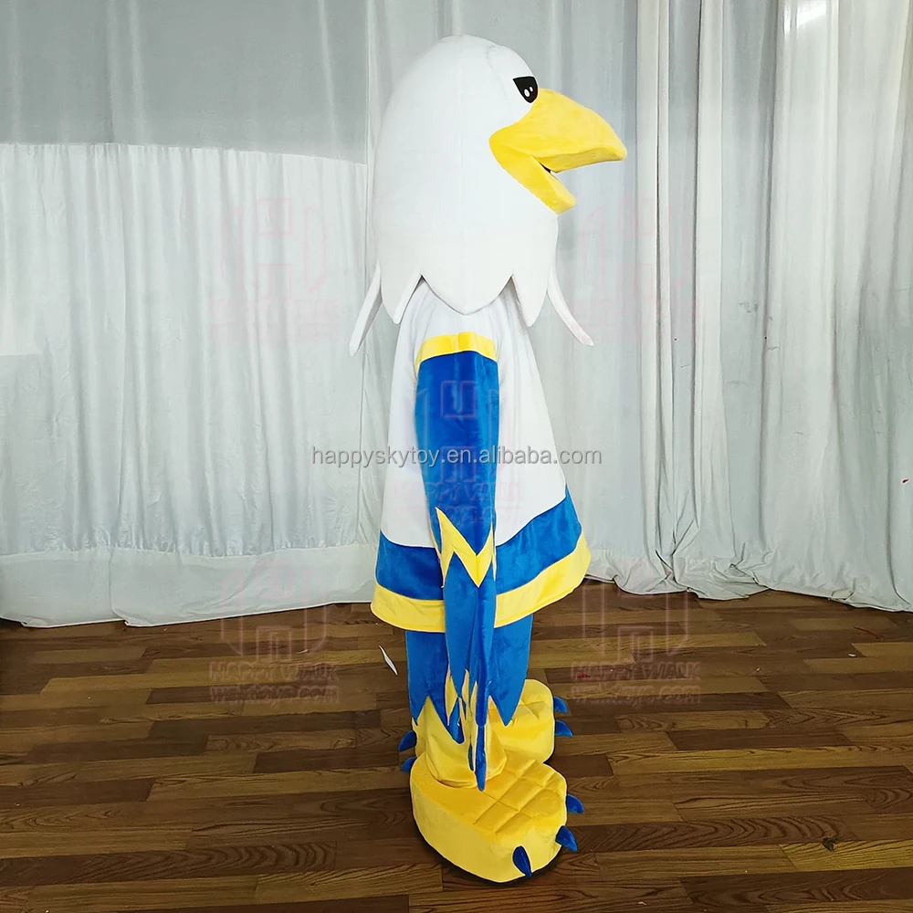 Unisex Inflatable Eagle Mascot Costume Plush EVA Custom Cheap Adult Party Carnival Festival Holiday Helmet Anime Animal