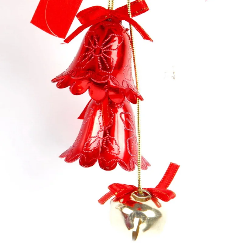 
Christmas Indoor and Outdoor Ornament Wreath with Bell Hanging Xmas Tree Decoration 