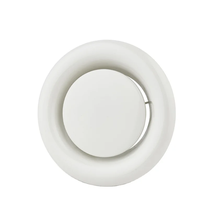 Exhaust Disc Valve Hvac Ducting Return Air Toilet Round Metal Disc Valve