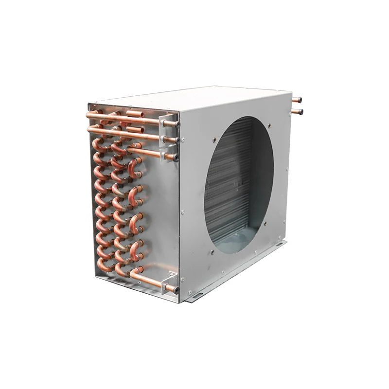 Copper tube condenser coil refrigeration equipment for beverage cabinets