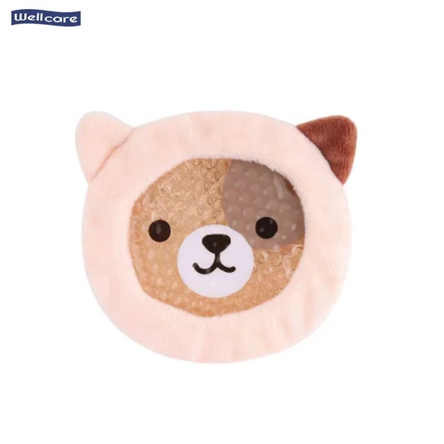 Winter Heat Pack Reusable kids aqua pearls round shaped Reusable cold gel ice pack hand warmer