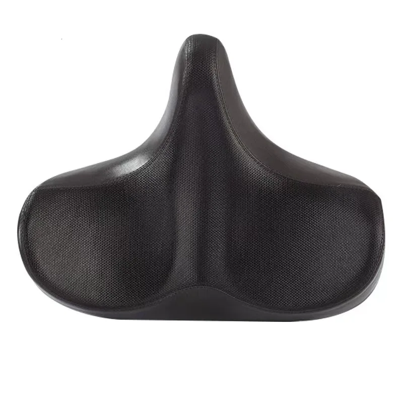 Mountain Cycling bike accessories oversize Thickened comfortable PU leather Bicycle big Bum Spring Saddle hollow Seat Cushion
