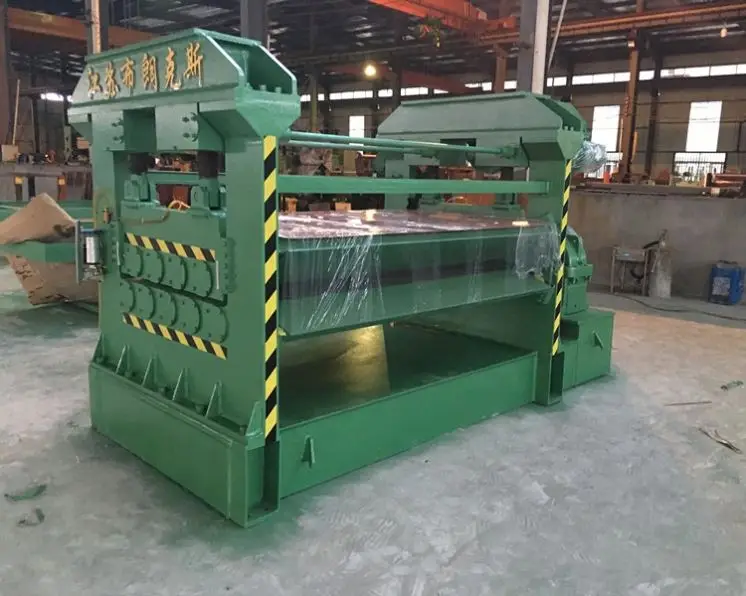 Checker plate embossing machine