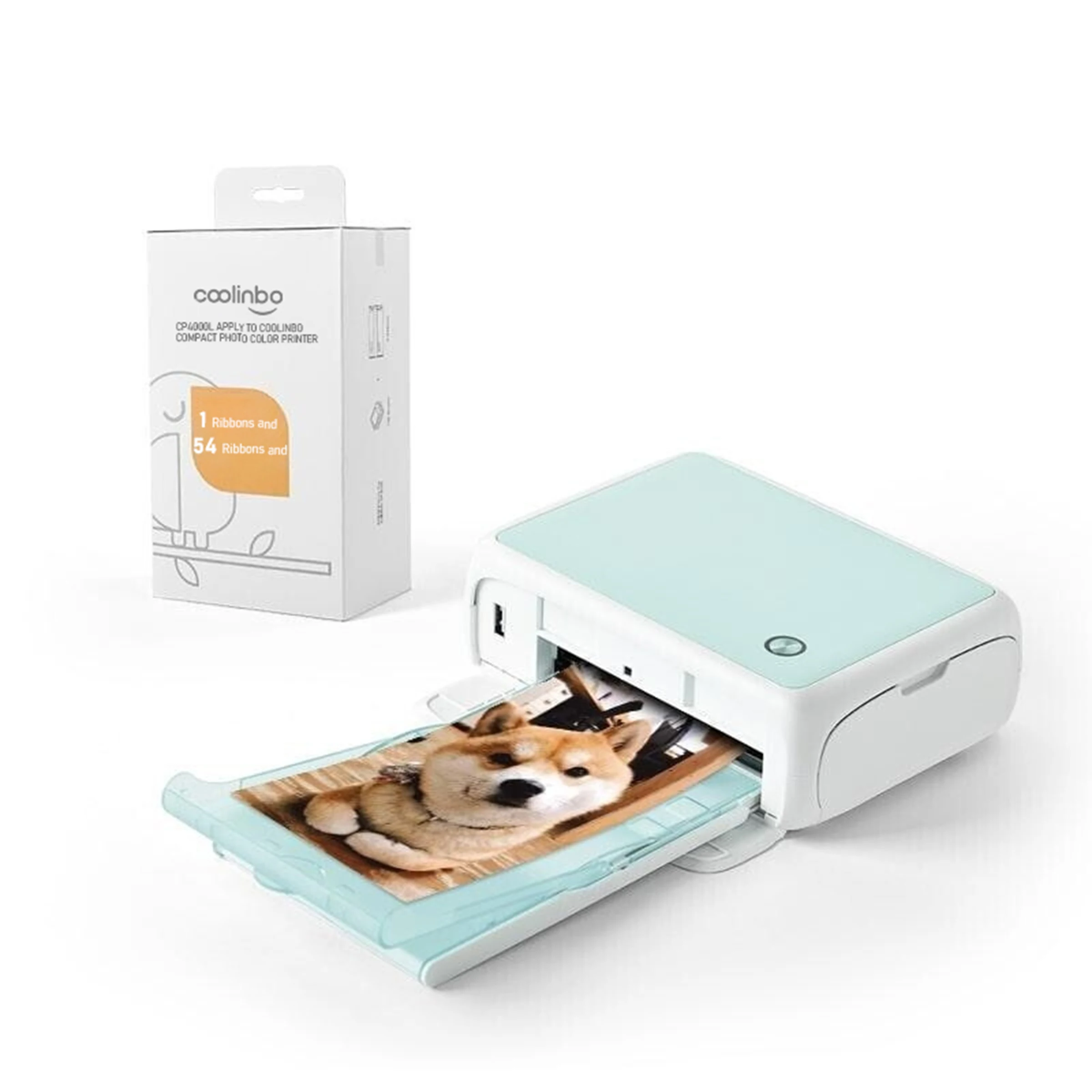 Coolinbo wireless connected with app mobile phone mini photo printer