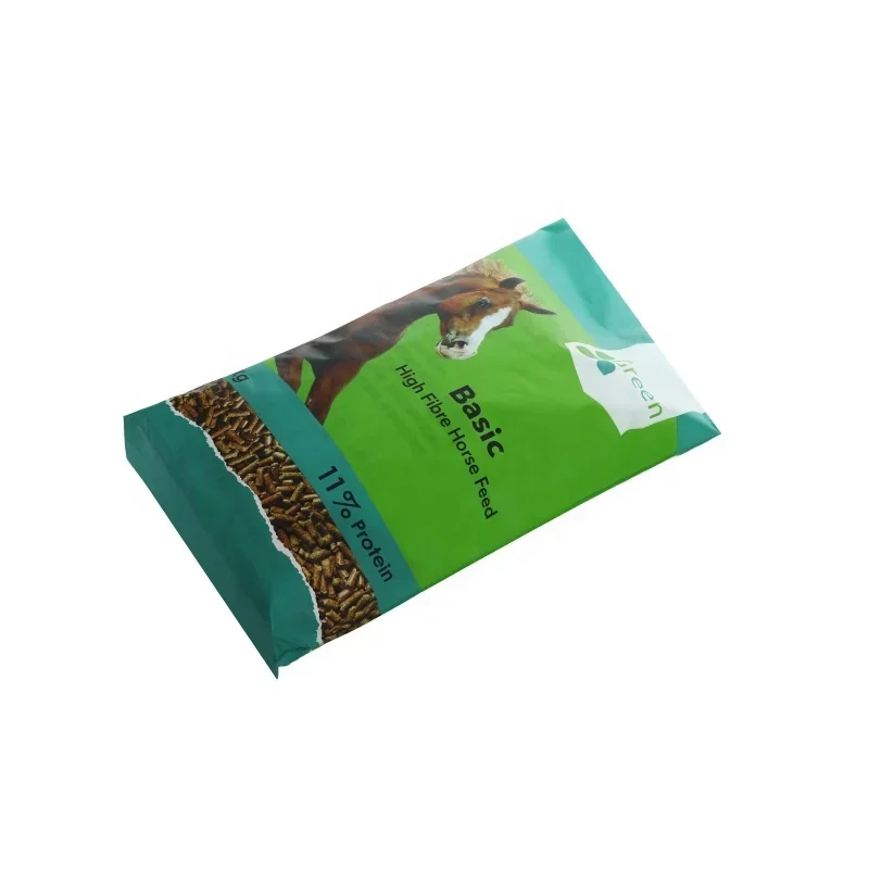 China pp woven 25kg 50kg rice flour grain animal feed big capacity bag