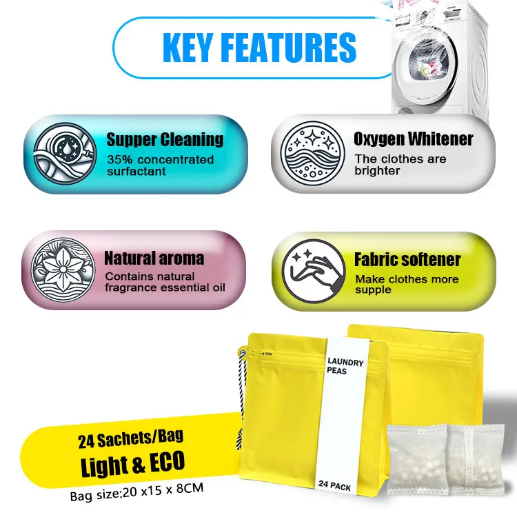 New ECO paper packing laundry washing detergents with individual sachets replace detergent liquid powder beads pods