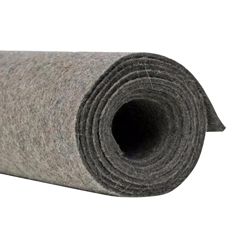 High quality 12mm thick wool felt hard felt sheets wool felt for kit 100% wool felt 4mm thick white gray color