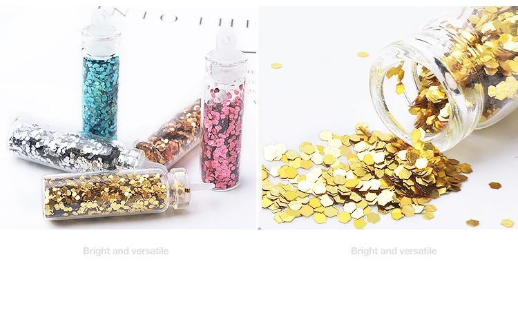 Nail Art Rhinestones Beads Sequins Glitter Powder Manicure Decoral Tips Polish Nail Stickers Mixed Design