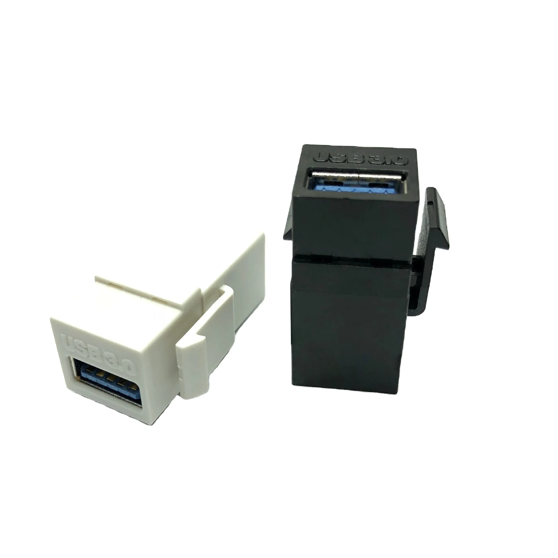High quality USB 3.0 B keystone Jack Inserts USB Adapters Female to Female Connector For Wall Plate Outlet Panel