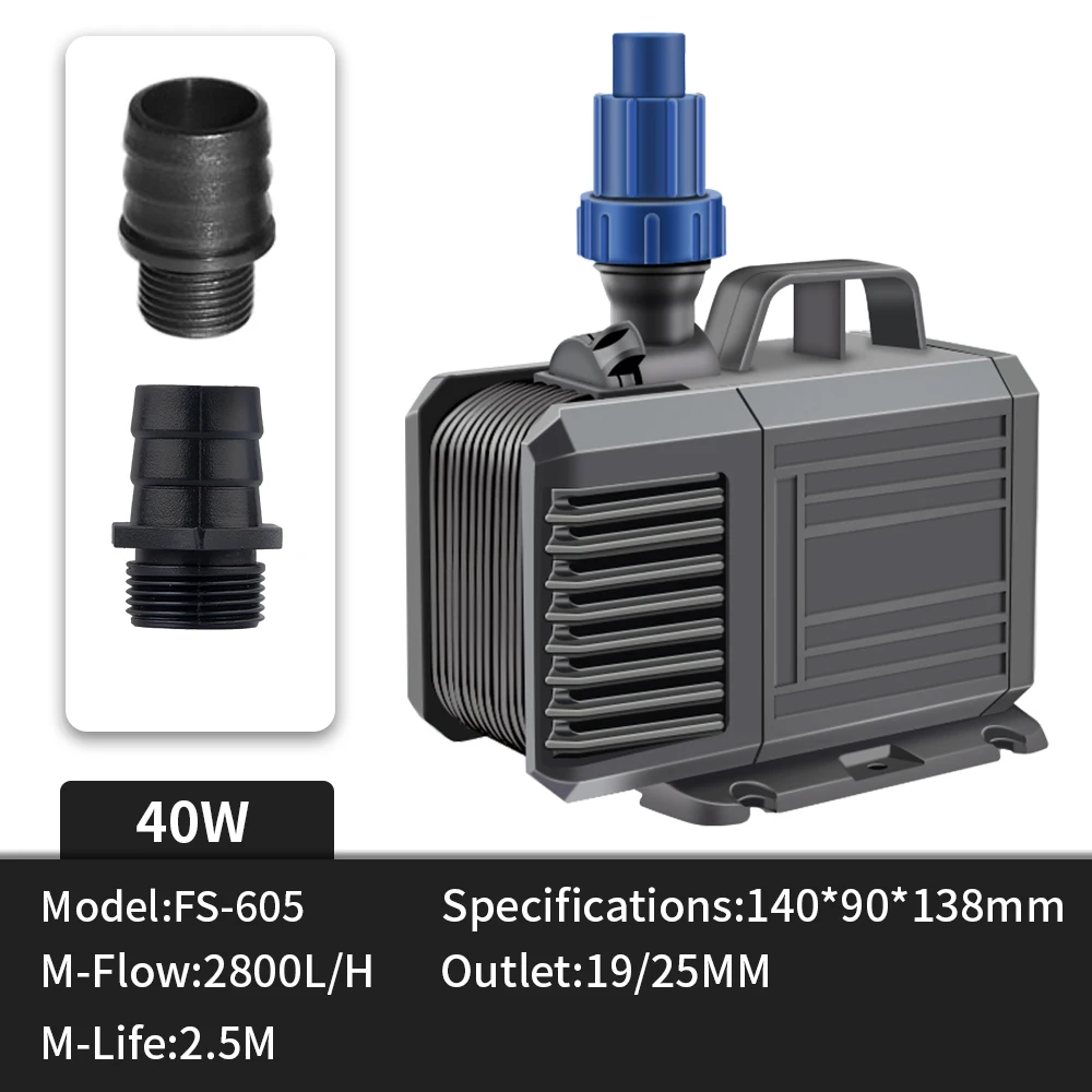 2022 Hot Sale High Quality Bottom Suction Submersible Pump Circulation Small Aquarium Pump 220V