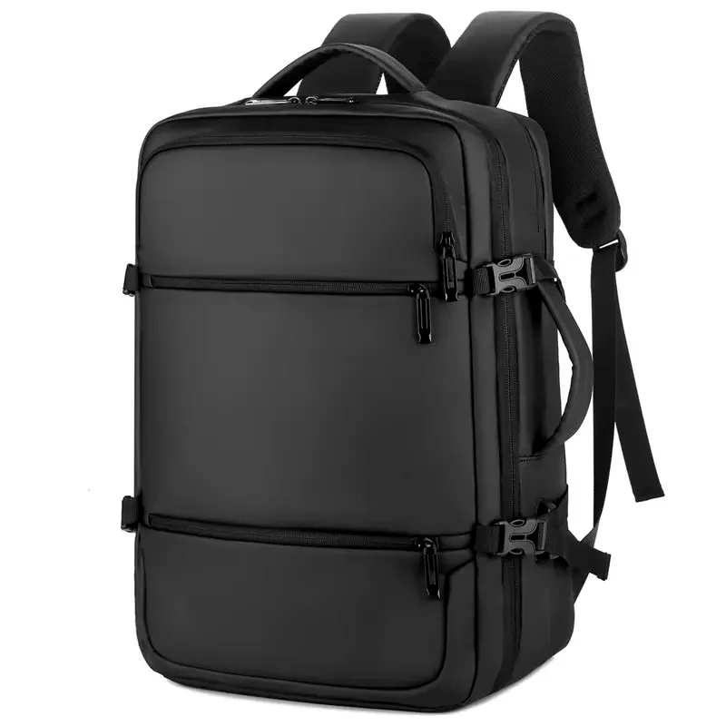 capacity daily life nylon school unisex ergonomics black back pack anti theft usb smart office computer bag laptop backpacks