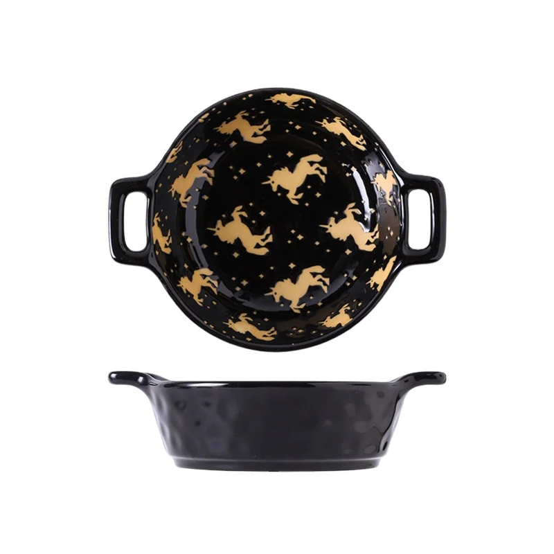 Black Japanese Style Large Ceramic Ramen Bowl Noodle And Restaurant Stoneware Soup Bowls Sets