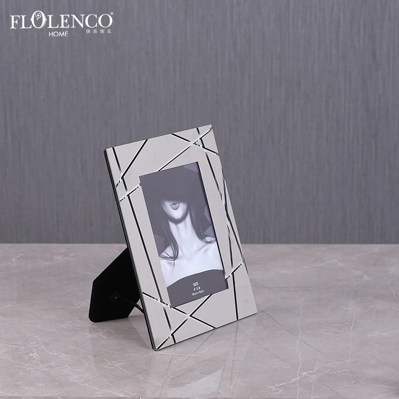 Modern Arabic Living Room Bedroom Home Decor Item Luxury Mirror Crystal Glass Picture Photo Frames For Home Decor