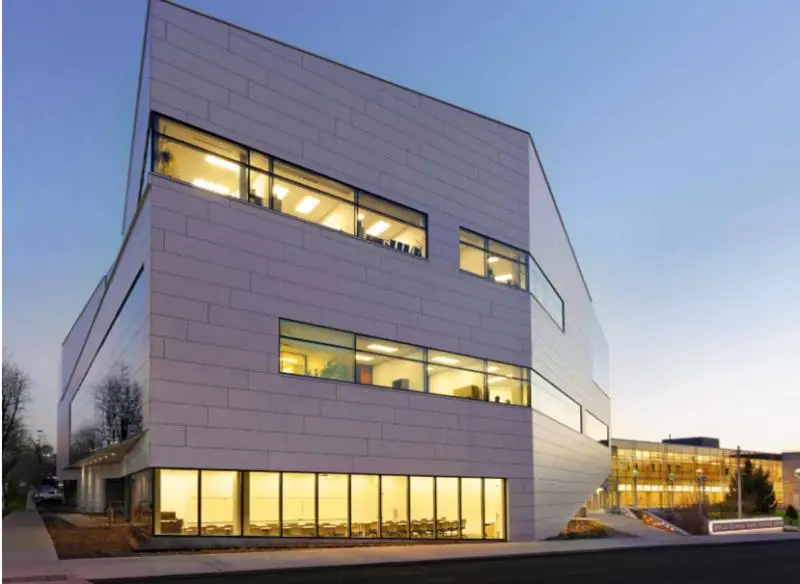 China Manufactured Non-Asbestos Fiber Cement Board Perforated Exterior Wall Cladding Panel for Office Buildings